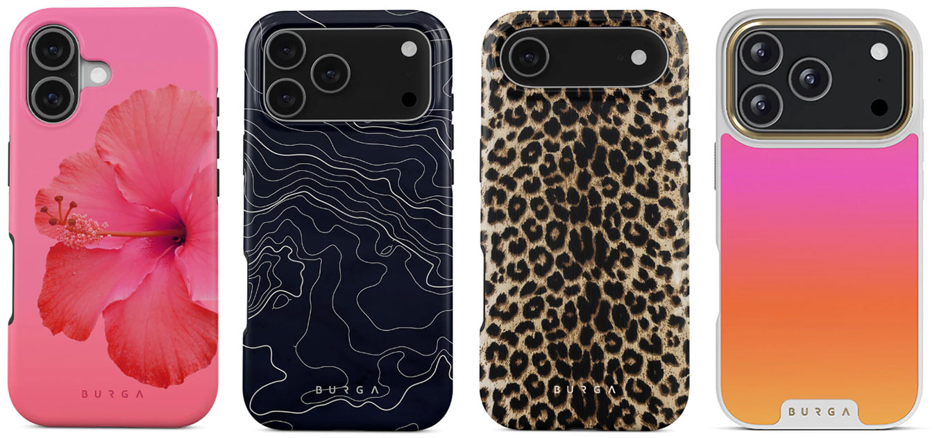 Burga iPhone 17 Cases – Wide and colorful range of patterns