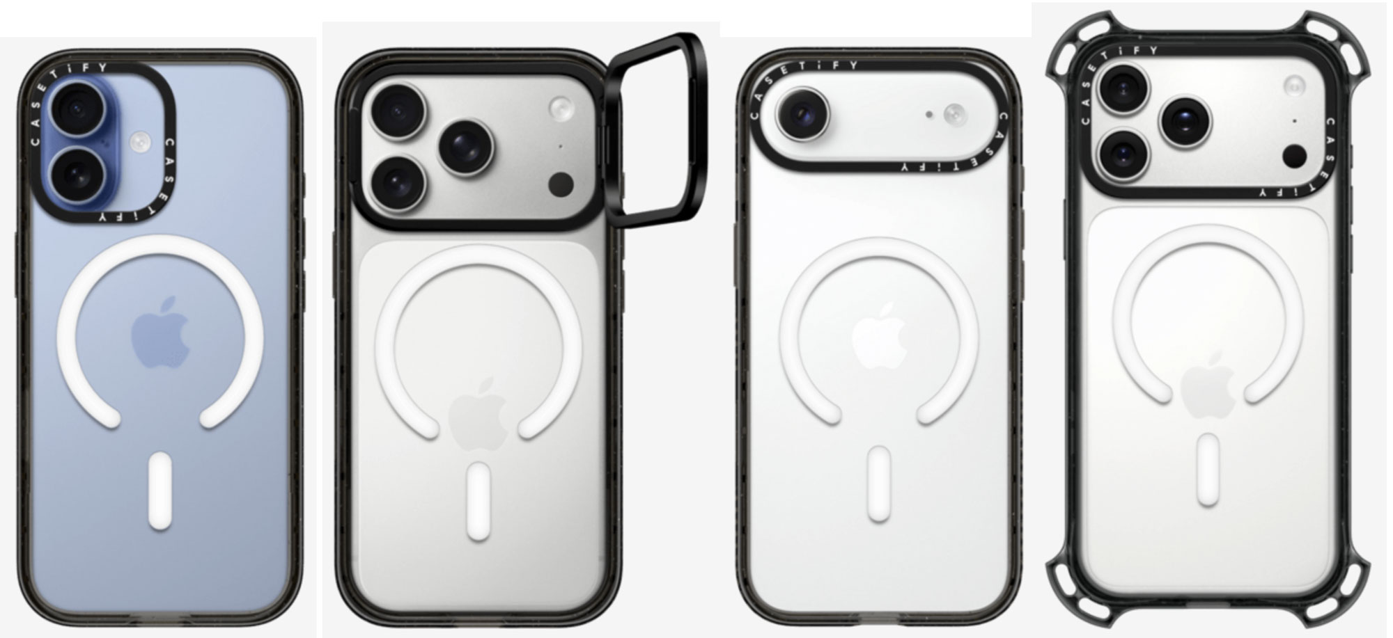 Casetify clear Impact and Bounce Cases for iPhone 17 – Most customizable clear iPhone 17 case