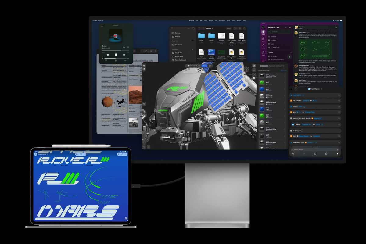 iPad Pro M5 with external display