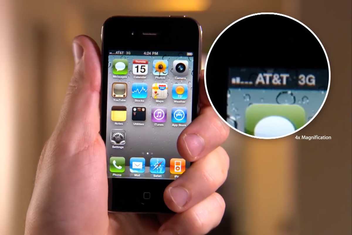 iPhone 4 signal image from Apple