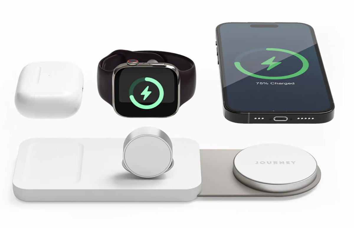 Journey SWIV 3-in-1 Foldable Wireless Charging Station