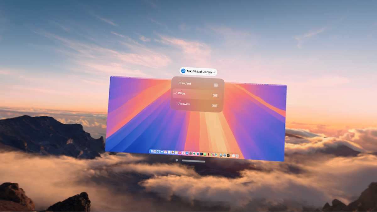 Mac Virtual Display settings