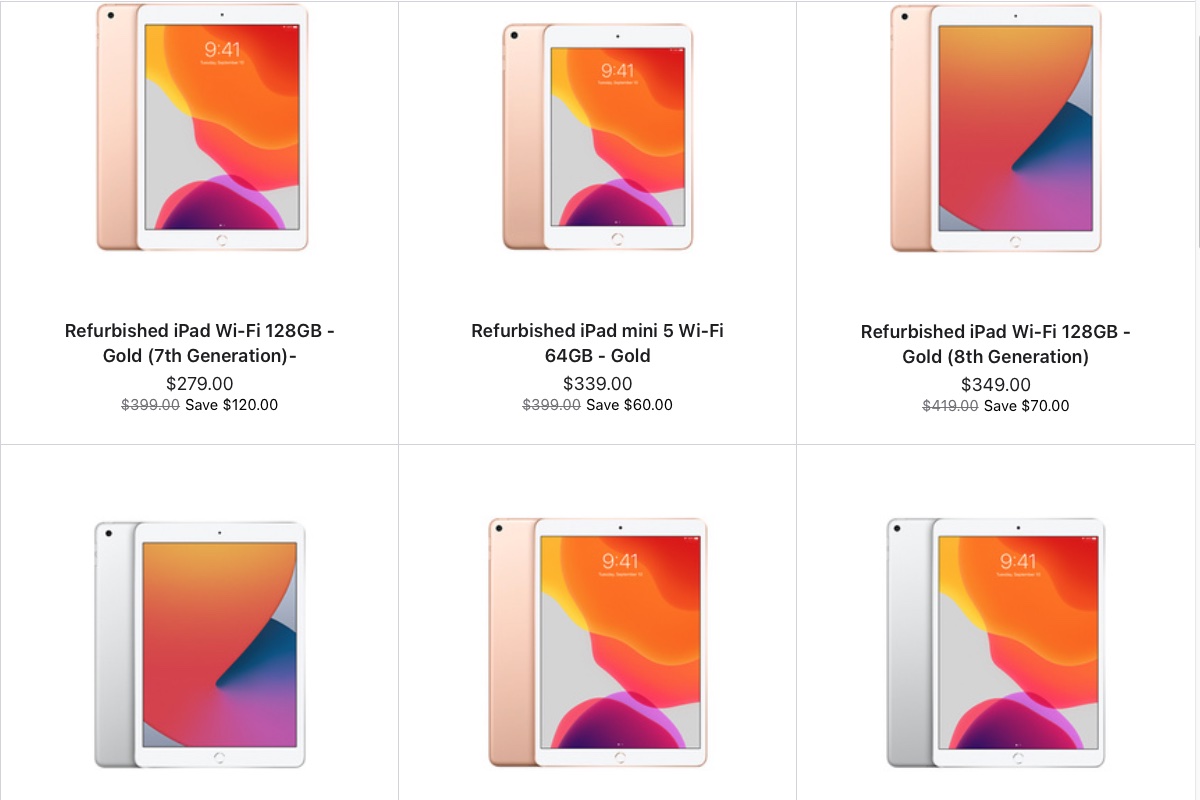 Refurbished iPads