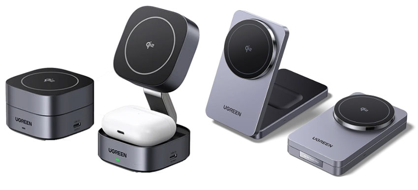 Ugreen Qi2 15W 2-in-1 wireless chargers