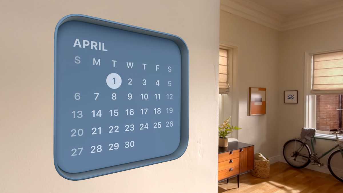visionOS 26 calendar